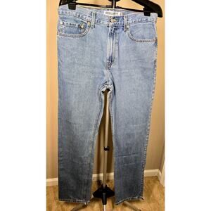 Levi's 505 Mens Jeans Light Wash Regular Fit Sz 33x36